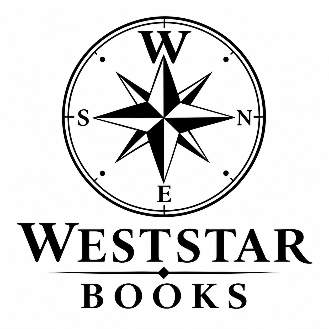 Weststar Books compass emblem